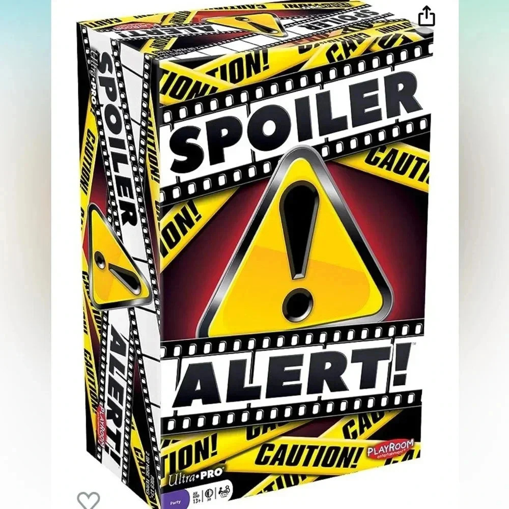 Spoiler Alert! Board Game New In Box & Factory Wrapped Party Game Ages 13+